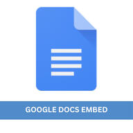 Google Docs Embed